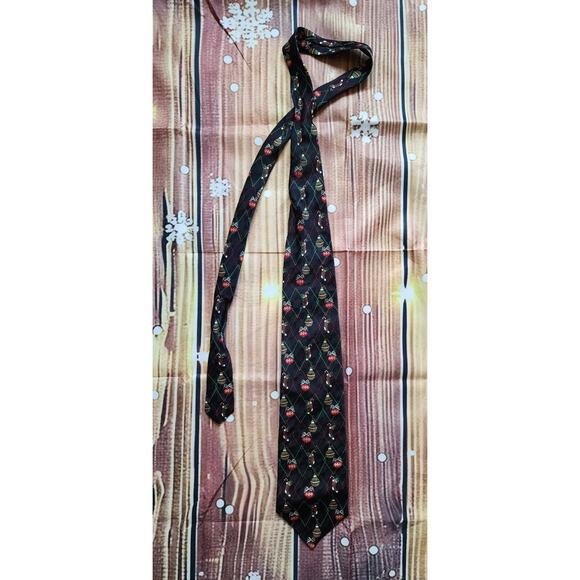 HALLMARK MMG HOLIDAY TRADITIONS Silk Tie Christmas Ornaments Stockings - Picture 1 of 5